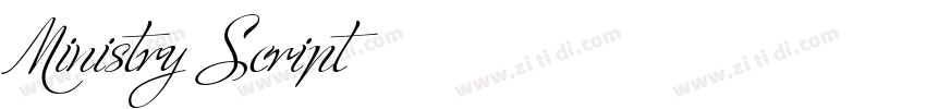 Ministry Script字体转换